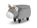 zoosy Hocker Einhorn Enea Grau