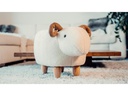 zoosy Kinderhocker Schaf Berta Weiss