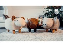 zoosy Kinderhocker Schaf Berta Weiss