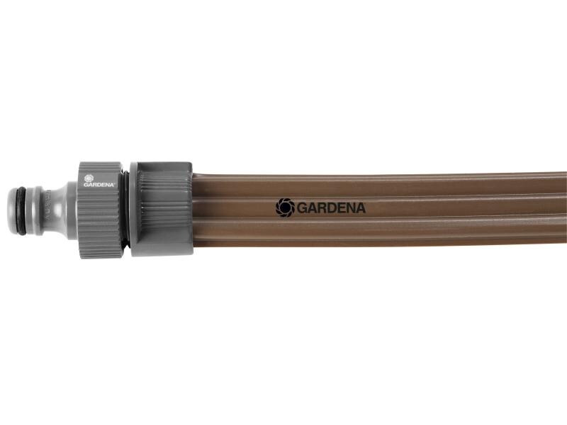 Gardena Schlauchregner 15 m mit Armaturen, braun