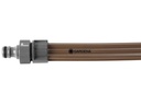 Gardena Schlauchregner 15 m mit Armaturen, braun