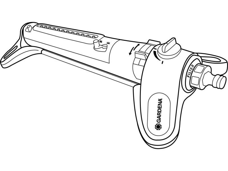 Gardena Viereckregner AquaZoom S