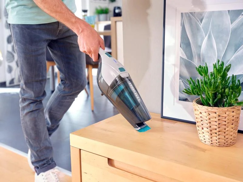 Leifheit Akku-Hand- und Stielsauger Rotaro PowerVac 2in1 16 V, Weiss