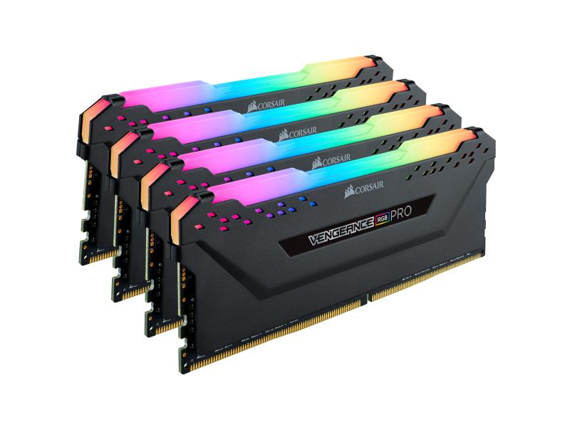 Corsair DDR4-RAM Vengeance RGB PRO Black 3600 MHz 4x 8 GB