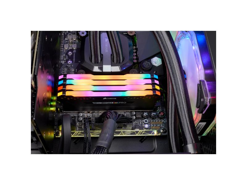 Corsair DDR4-RAM Vengeance RGB PRO Black 3600 MHz 4x 8 GB