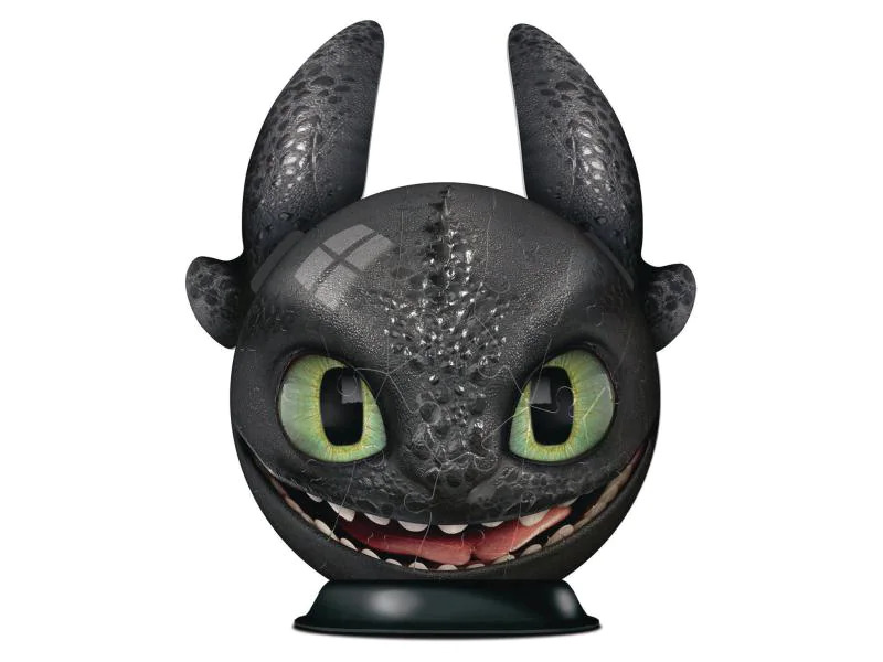 Ravensburger 3D Puzzle Dragons 3 Ohnezahn mit Ohren