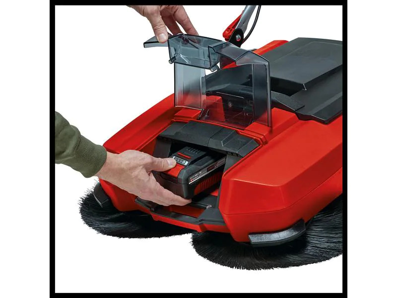 Einhell Akku-Kehrmaschine TE-SW 18/610 Li-Solo, Rot