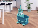 Leifheit Bodenwischer-Set Clean Twist M Ergo mit Rollen