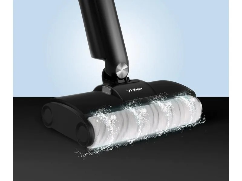 Trisa Hartbodenreiniger Wet Clean Comfort T9746 Schwarz/Silber