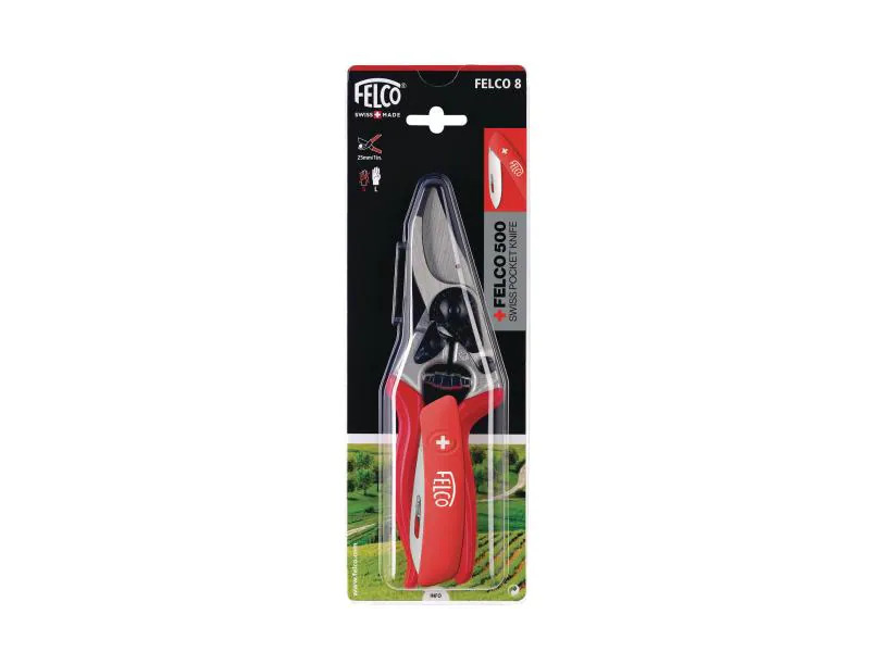 Felco Gartenschere 8 + Taschenmesser Felco 500