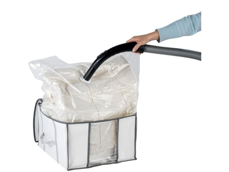 Wenko Vakuum-Tasche Soft Box S 42 cm x 40 cm, 1 Stück