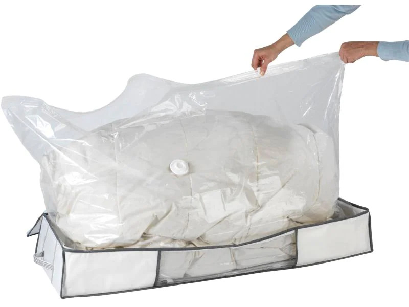 Wenko Vakuum-Tasche Soft Unterbett-Box XL 45 cm x 105 cm, 1 Stück