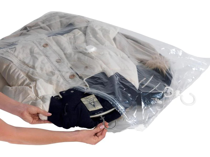 Wenko Vakuumbeutel Kleidersack System L 70 cm x 105 cm, 1 Stück