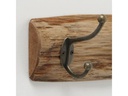 Boltze Garderobenleiste Brando 55 x 10 cm, Braun