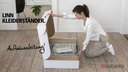 Brabantia Garderobenständer Linn small 60 x 57 x 190 cm