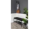 House Nordic Garderobenleiste Trento 30 x 82 cm, Schwarz