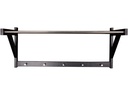 House Nordic Garderobenständer Padova 78 x 34 cm, Schwarz/Silber