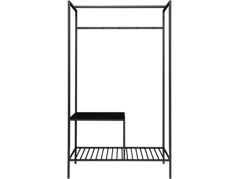 House Nordic Garderobenständer Vita 170 cm, Schwarz