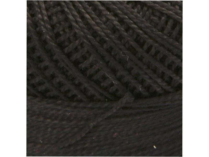 Creativ Company Näh- und Stickgarn Schwarz, 20 g