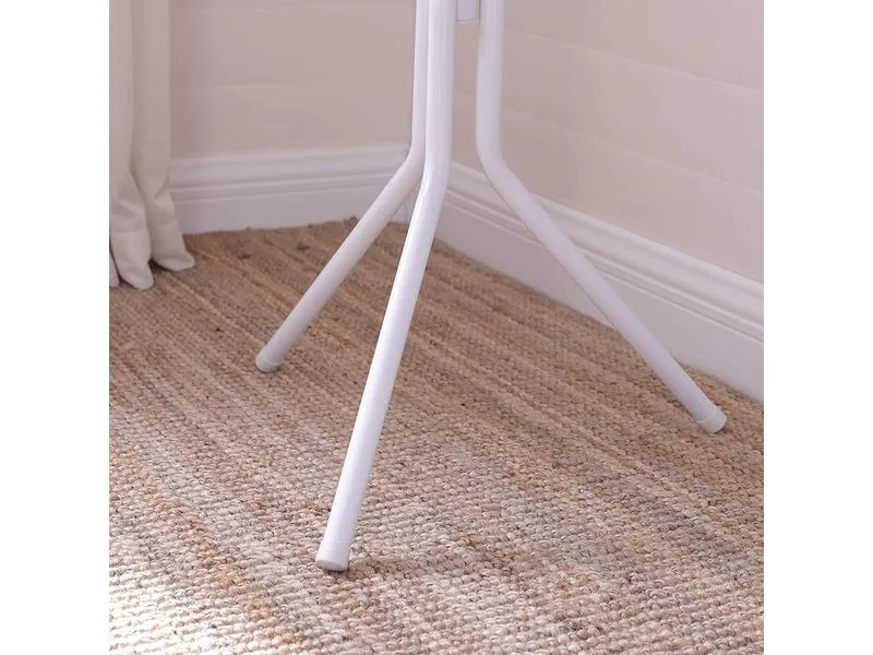 Songmics Garderobenständer 182 cm, Weiss, Metall