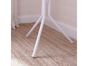 Songmics Garderobenständer 182 cm, Weiss, Metall
