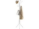 Songmics Garderobenständer 182 cm, Weiss, Metall