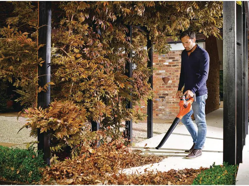 BLACK+DECKER Akku-Laubbläser GWC1820PC