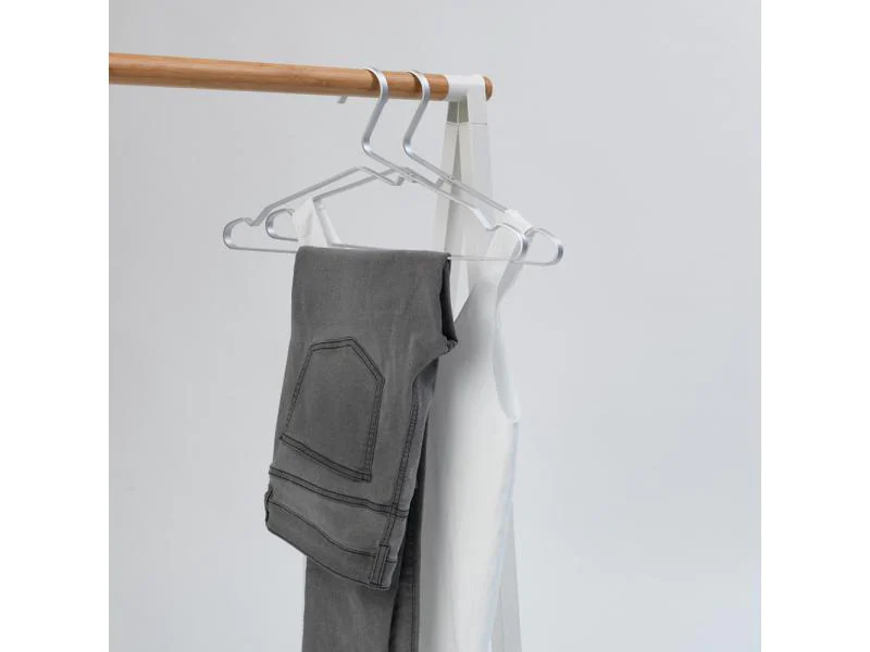 Brabantia Kleiderbügel Linn 4 Stück, Weiss