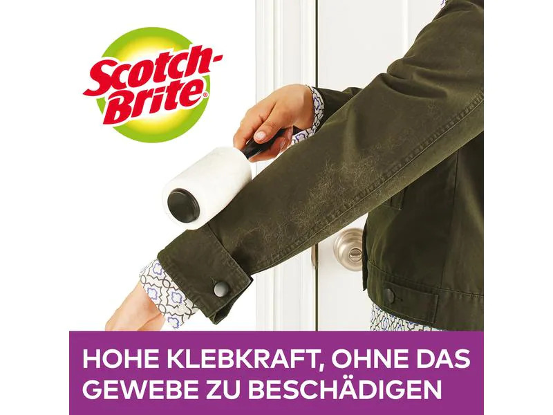 3M Kleiderroller Ersatz Scotch-Brite Pet 1 Rolle, 48 Blatt