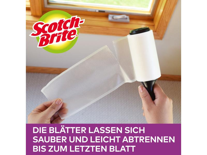 3M Kleiderroller Ersatz Scotch-Brite Pet 1 Rolle, 48 Blatt