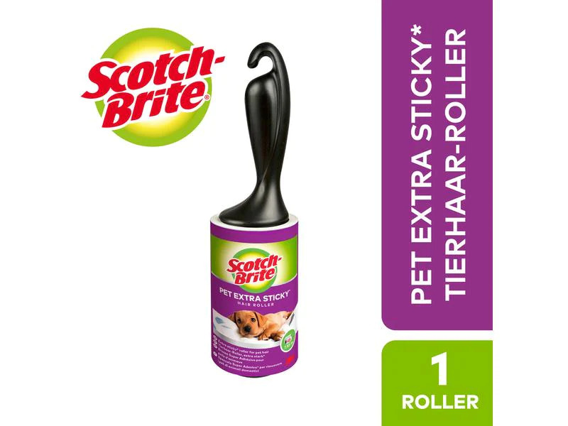 3M Kleiderroller Scotch-Brite Pet 1 Stück, 48 Blatt