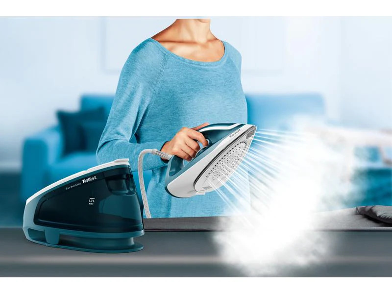 Tefal Dampfbügeleisen Express Easy SV6131CH Türkis/Weiss
