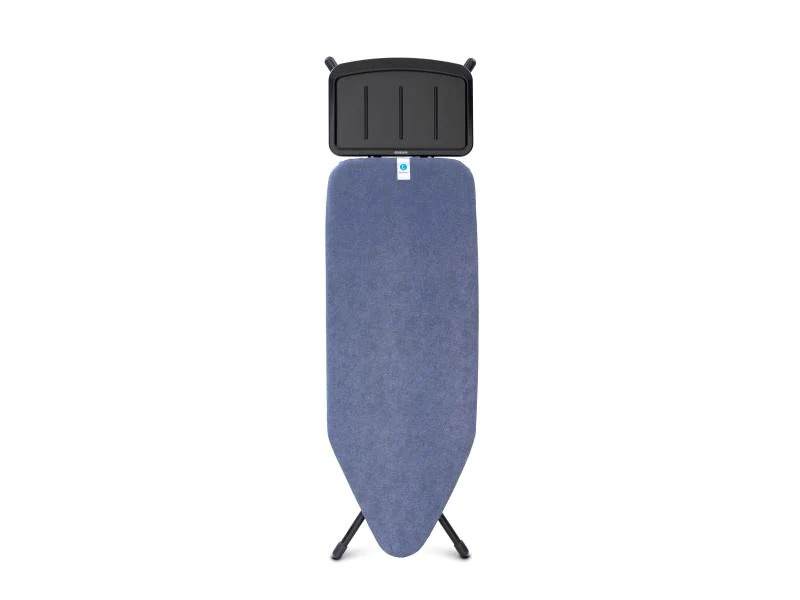 Brabantia Bügeltisch Denim Blue mit Dampfstationsablage