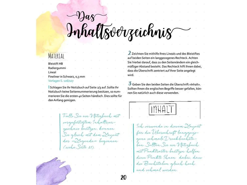 Frechverlag Handbuch Mein Bullet Diary selbstgemacht