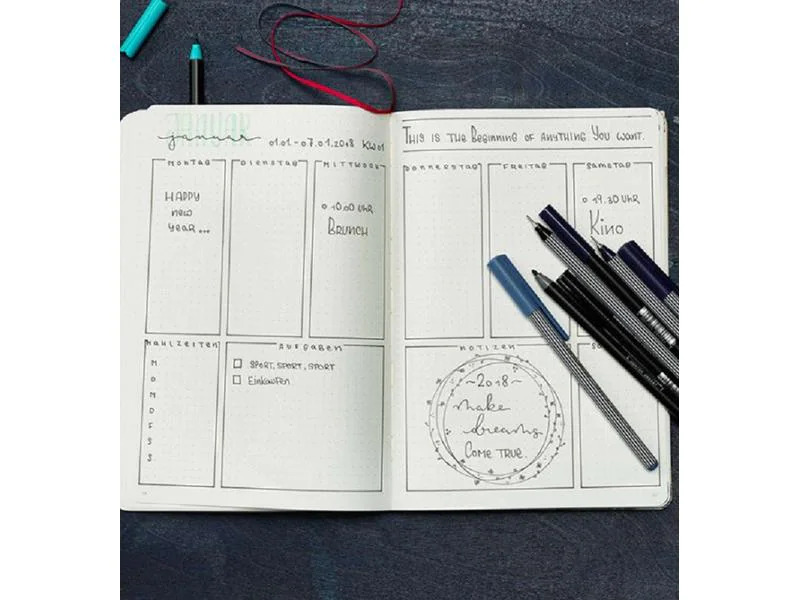 Frechverlag Handbuch Mein Bullet Diary selbstgemacht