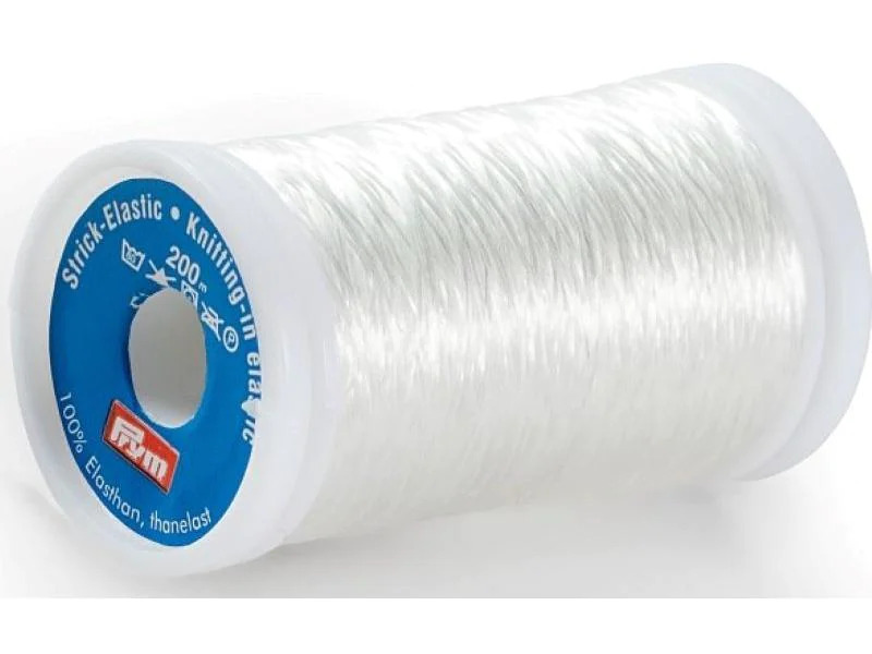Prym Elastikfaden Strick, 200 m, Transparent
