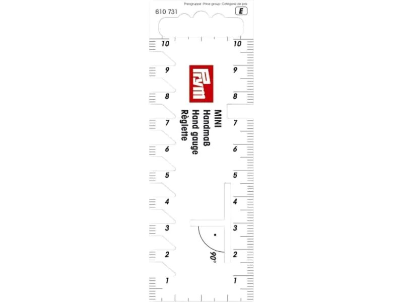 Prym Handmass Mini 10 cm, Weiss