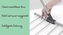 Brabantia Tür-Trockengestell Metallic 4.5 m