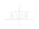Brabantia Standtrockner HangOn mit Stange 25 m, Weiss