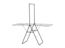 Brabantia Standtrockner HangOn mit Stange 25 m, Schwarz
