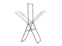 Brabantia Standtrockner HangOn mit Stange 25 m, Schwarz