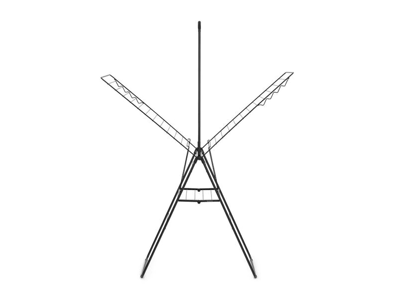 Brabantia Standtrockner HangOn mit Stange 25 m, Schwarz