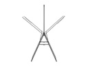 Brabantia Standtrockner HangOn mit Stange 25 m, Schwarz