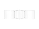 Brabantia Standtrockner HangOn 25 m, Weiss