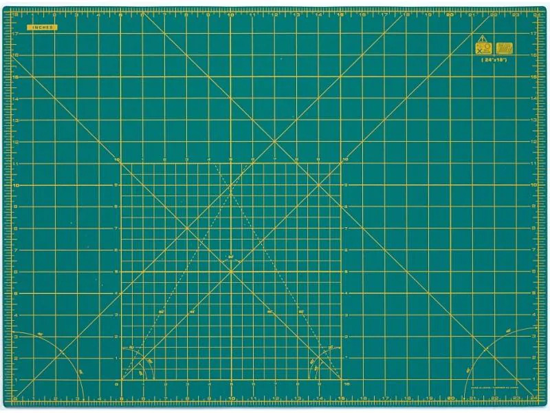 Prym Schneidematte 45 x 60 cm, Einteilung - cm/inch