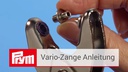 Prym Vario-Zange 19,5 cm, mit Lochwerkzeugen