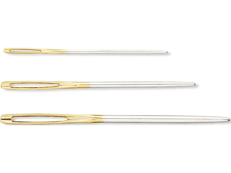 Prym Wollnadel Nr. 1 + 3 ohne Spitze, 3 Stück