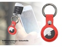 Troika Schlüsselanhänger Airtag Cover Rot