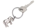 Troika Schlüsselanhänger Elefant Glänzend/Grau
