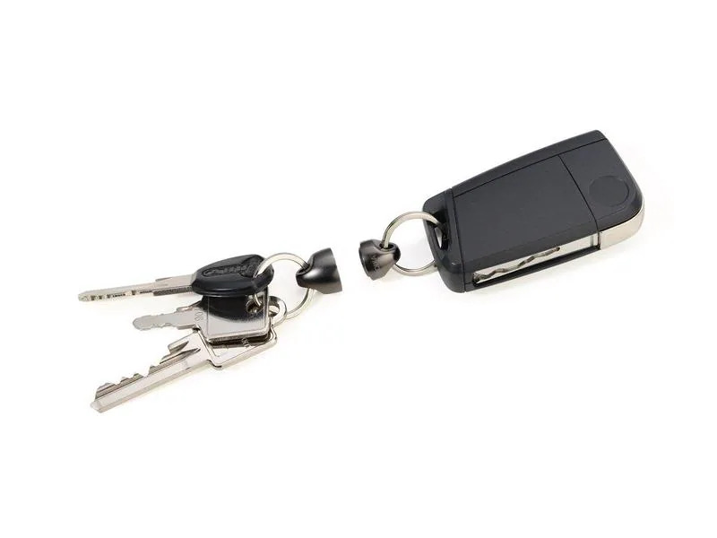 Troika Schlüsselanhänger Plus&amp;Minus gun Schwarz, Silber